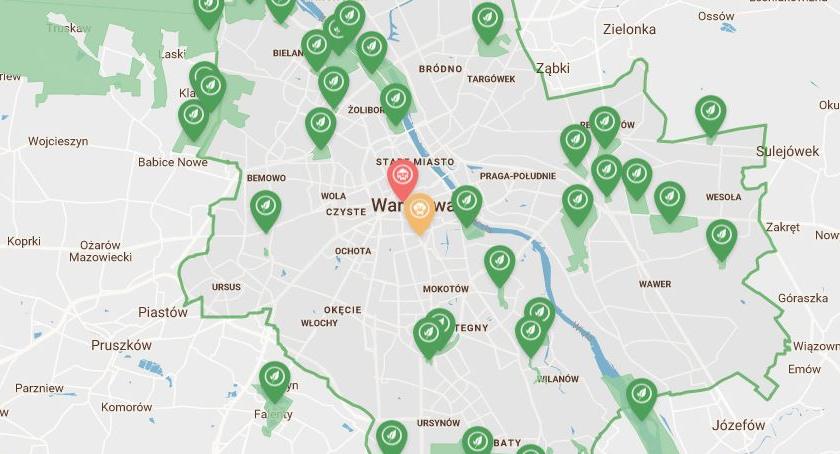 Zielona mapa miasta - nowa witryna internetowa