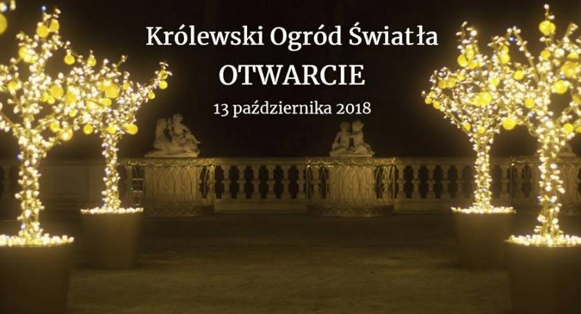 Królewski Ogród Światła - otwarcie w październiku!