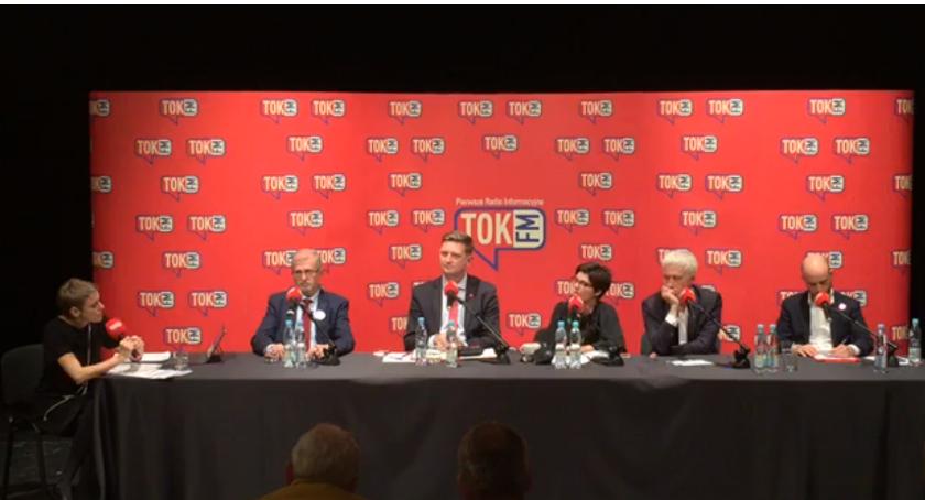 Debata prezydencka w TOK FM, czyli prowadząca tokuje...