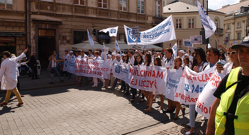 Manifestacja Porozumienia Rezydentów [zdjęcia]
