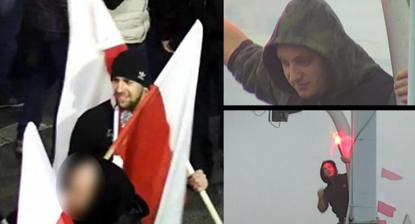 Policja poszukuje 31 osób, które odpalały race na Marszu Niepodległości [ZDJĘCIA]