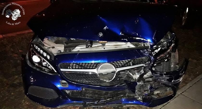 Zderzenie mercedesa z BMW [ZDJĘCIA]
