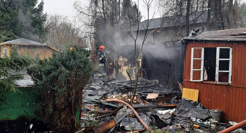 Pożar altany. Spłonęła całkowicie [ZDJĘCIA]