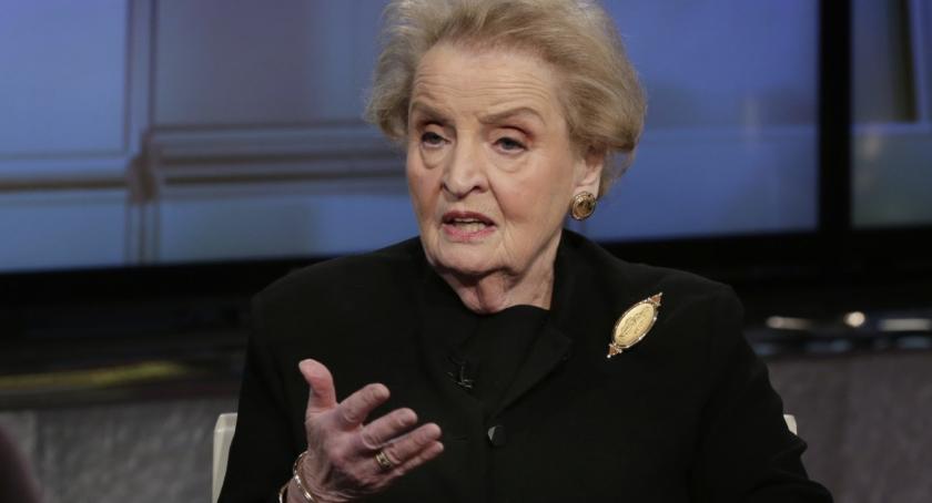 Będzie spotkanie z Madeleine Albright. 