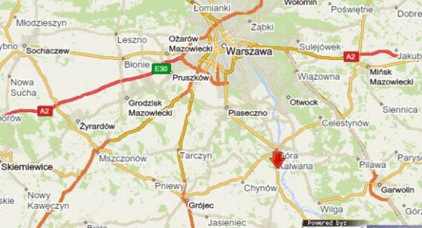 Tragedia na drodze w okolicach Góry Kalwarii