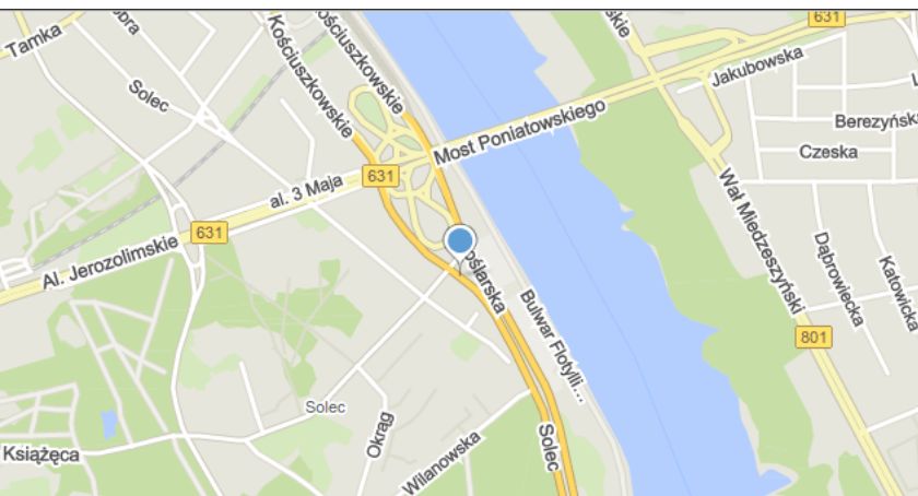 Na Wisłostradzie potrącono kobietę