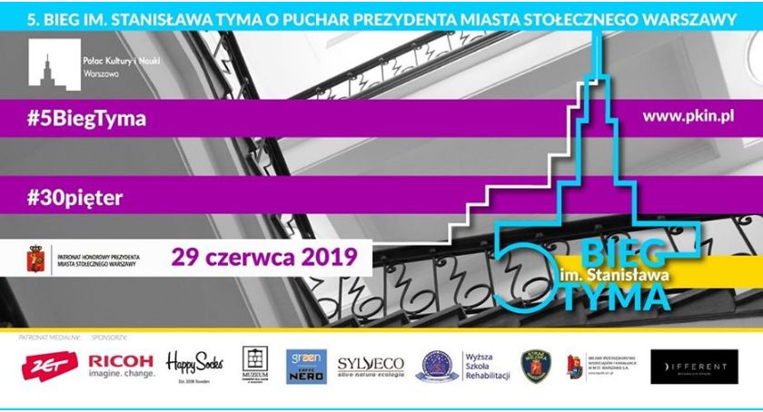 W sobotę 5. Bieg im. Stanisława TYMA w PKiN