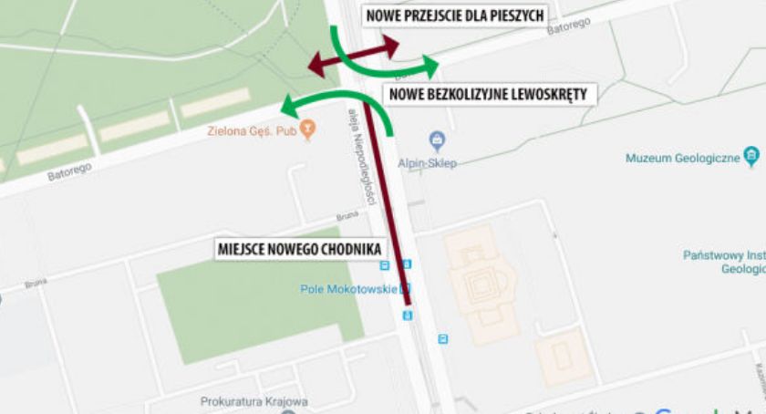 Remont alei Niepodległości 