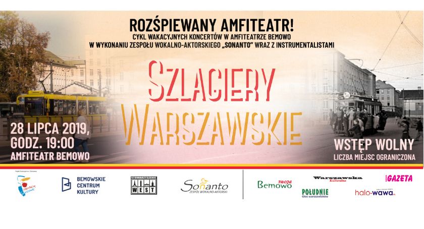 Cykl wakacyjnych koncertów w amfiteatrze Bemowo - wstęp wolny!
