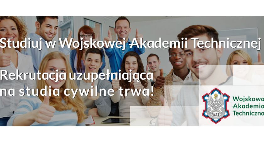 Rekrutacja uzupełniająca na studia cywilne w WAT