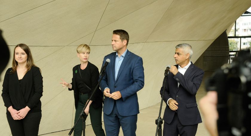 Spotkanie Sadiq Khana i Rafała Trzaskowskiego [ZDJĘCIA] 