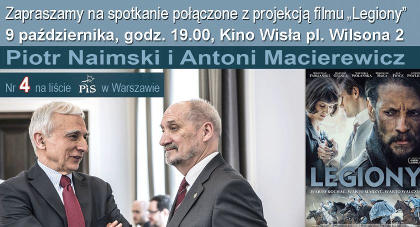 Spotkanie z Naimskim i projekcja filmu 