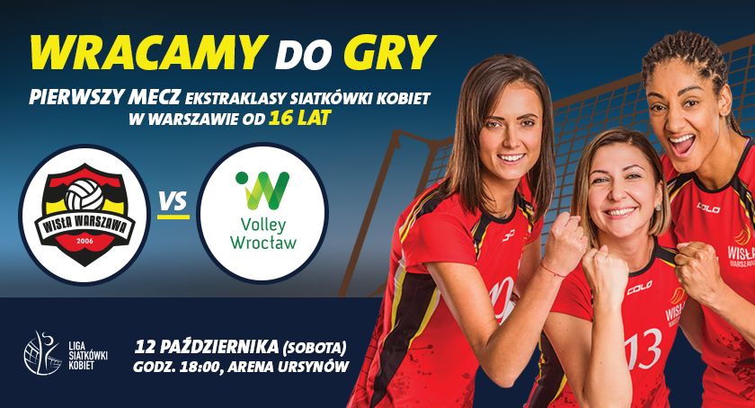 Wisła Warszawa rozpoczyna sezon. Wygraj bilety na mecz z Volley Wrocław [KONKURS]