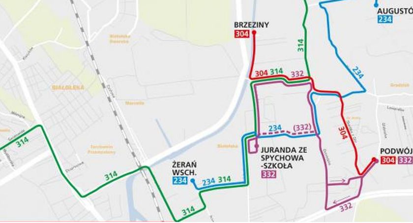 Autobusy na Białołęce zmienią swoje trasy