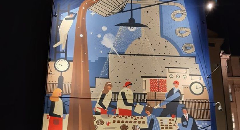 Odsłonięto mural Wedla