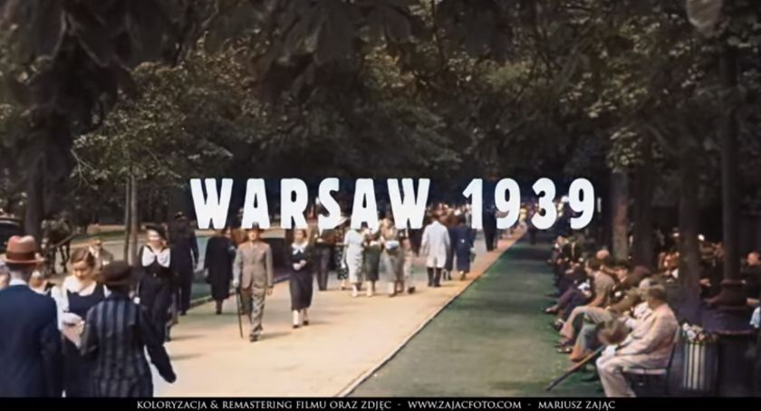 Przedwojenna Warszawa 1939. [FILM w KOLORZE]
