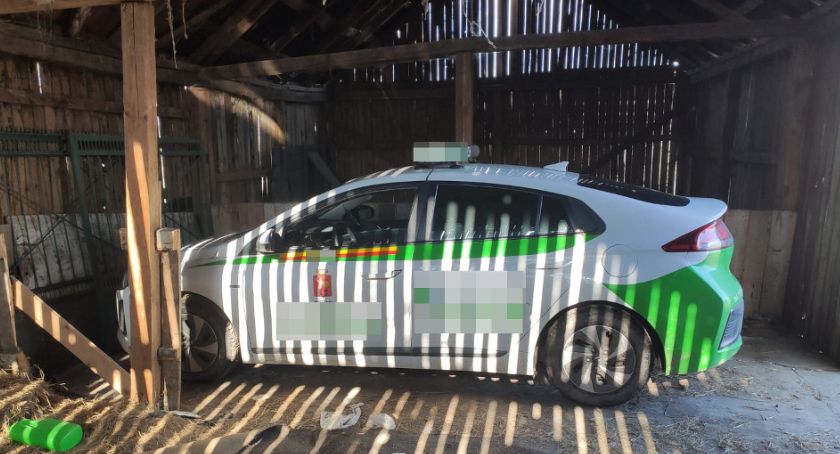 Ukradł i schował w szopie Hyundaia