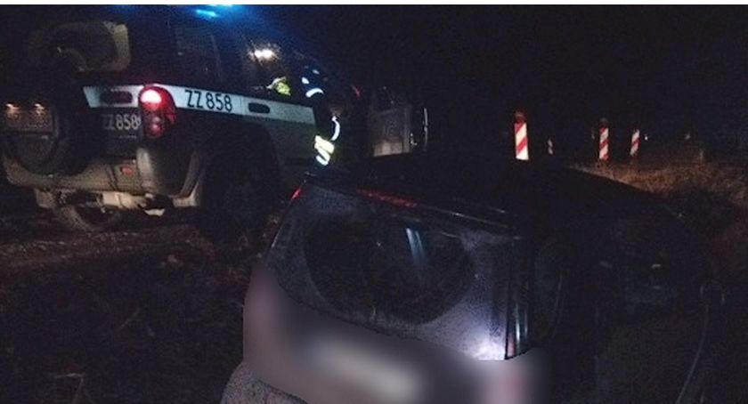 Jazda pod wpływem alkoholu i ukrywanie się w lesie
