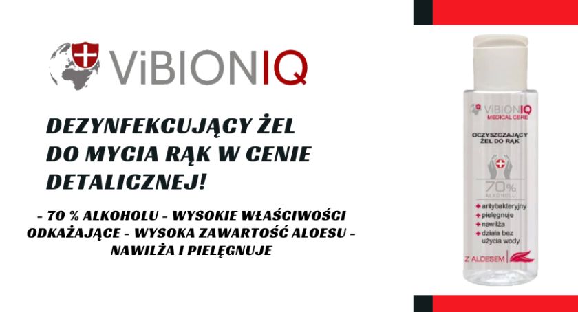 DEZYNFEKUJĄCY ŻEL DO MYCIA RĄK W CENIE DETALICZNEJ – ViBIONIQ MEDICAL CARE