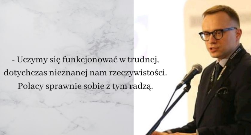 Sekretarz Stanu A. Soboń: - Rok 2020 przyniósł światu niespotykany dotąd kryzys.