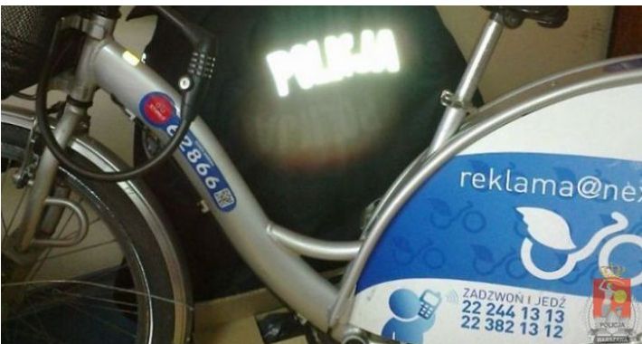 Policjanci złapali złodziei Veturilo