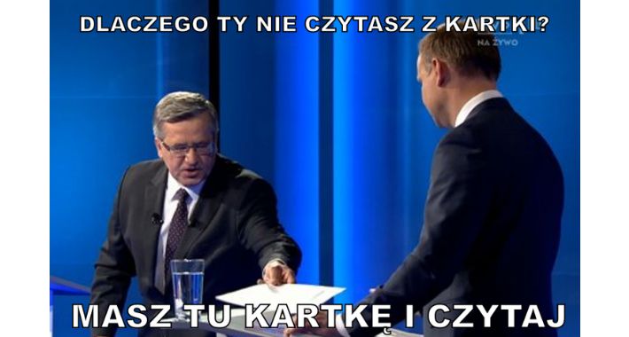 Memy po debacie prezydenckiej