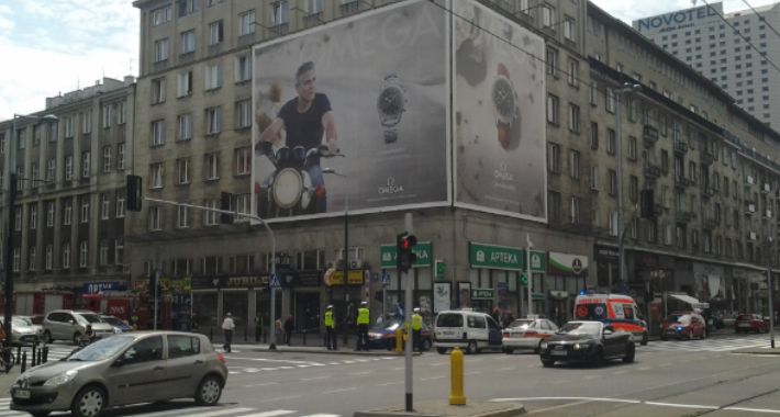 Pożar w centrum miasta [zdjęcia]