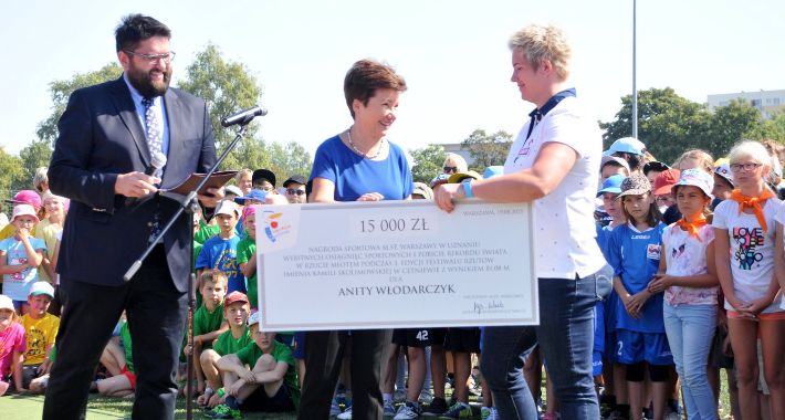 Anita Włodarczyk odebrała Nagrodę Sportową m.st. Warszawy 