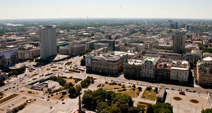 Panorama Warszawy z PKiN