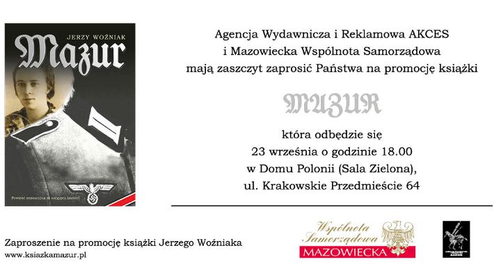 Powrót dziadka z Wermachtu? Zapraszamy na spotkanie z autorem książki Mazur