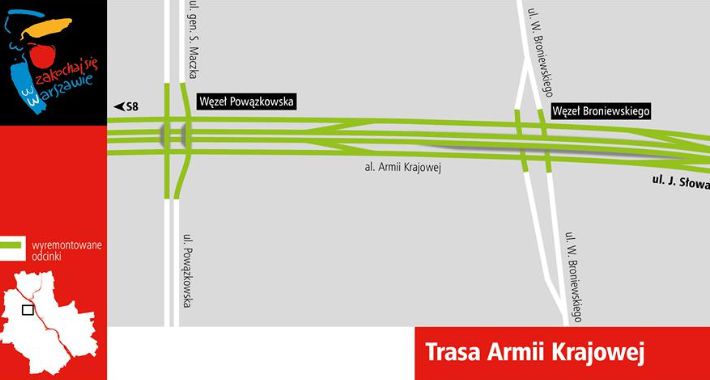 Trasa AK przejezdna w całości