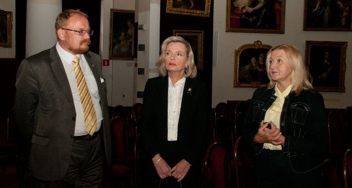Anna Maria Anders w Muzeum Kolekcji im. Jana Pawła II