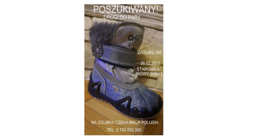Szukamy... małego bucika