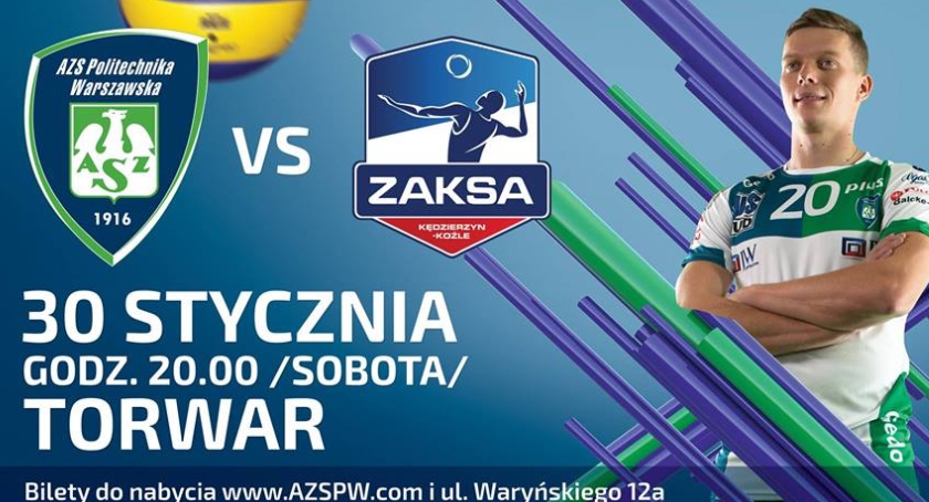 Wygraj bilety na mecz AZS Politechnika Warszawska - ZAKSA Kędzierzyn-Koźle!