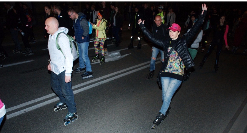 Night Skating przejechał przez Warszawę