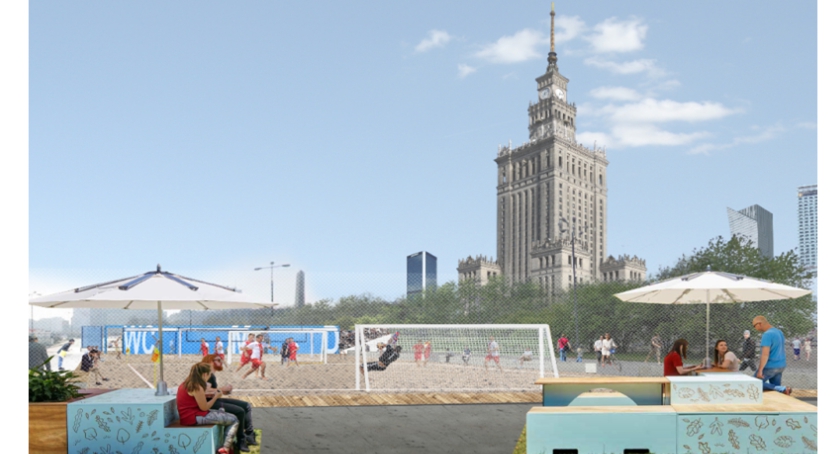 Śródmiejska plaża już prawie gotowa