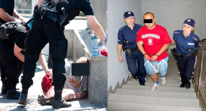 Wyjaśniła się sprawa zakrwawionego mężczyzny w centrum Warszawy. Poszło o pieniądze 