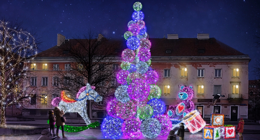 Iluminacja świąteczna rozświetli Warszawę 3 grudnia [wizualizacje]