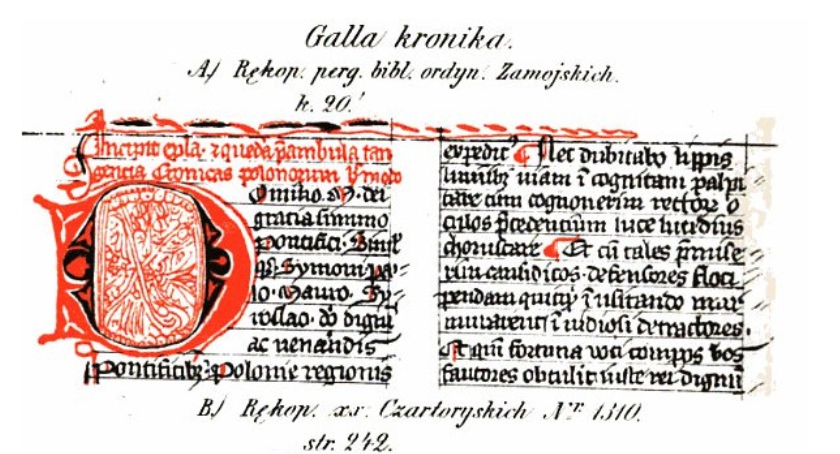 Kronika Galla Anonima dostępna dla warszawiaków 