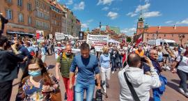 Widzieliśmy protest antyszczepionkowców 