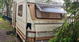 Mińsk Mazowiecki: Gwałciciel ukrywał się w przyczepie kempingowej  [FILM]
