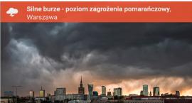 Komunikat alarmowy: Silne burze w Warszawie i okolicach. Pogoda na weekend