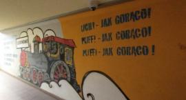 Mural Lokomotywa Tuwima w Legionowie [ZDJĘCIA]