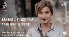 Kartka z Powstania – pokazy VR - ZAPRASZAMY!