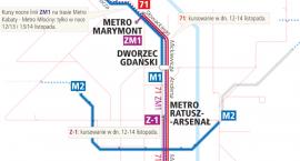 W długi weekend metro praktycznie nie będzie funkcjonowało. 17 stacji zamkniętych