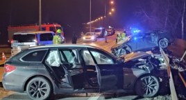 Jedna osoba ranna, jedna zginęła w zderzeniu trzech samochodów (ZDJĘCIA)