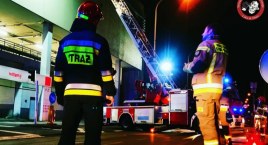Pożar w galerii handlowej. Interweniowało 10 zastępów straży