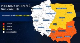 IMGW ostrzega: mocne burze w całej Polsce! 