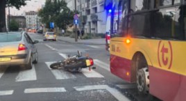 Poważny wypadek na skrzyżowaniu Pragi-Północ [ZDJĘCIA]