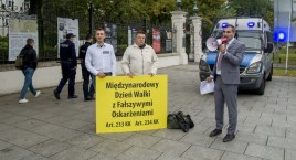 Dzień Walki z Fałszywymi Oskarżeniami - Pikieta [ZDJĘCIA]